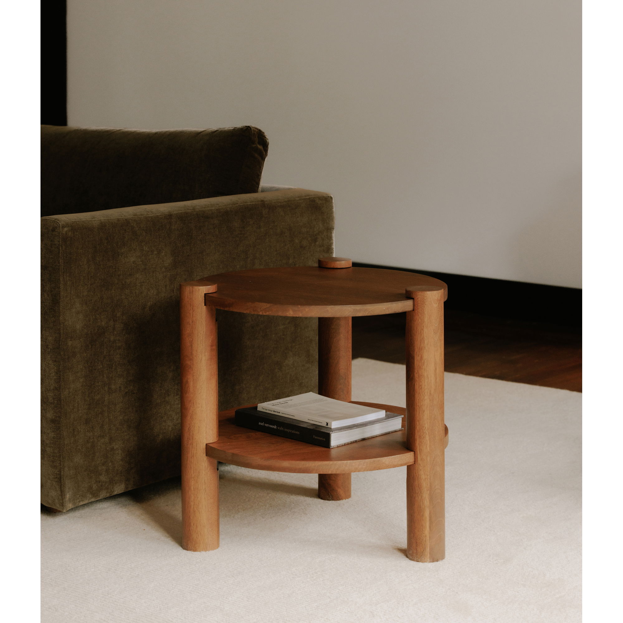 Olsen Accent Table Vintage Brown large image 