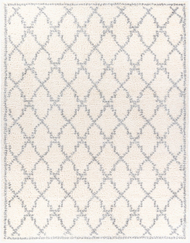 Deluxe Shag Machine Woven Rug, by Surya, 9'0.27" length x 6'6.74" width