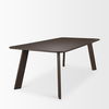 Welborn 84' Dark Brown Wood Rectangular Dining Table thumbnail 5