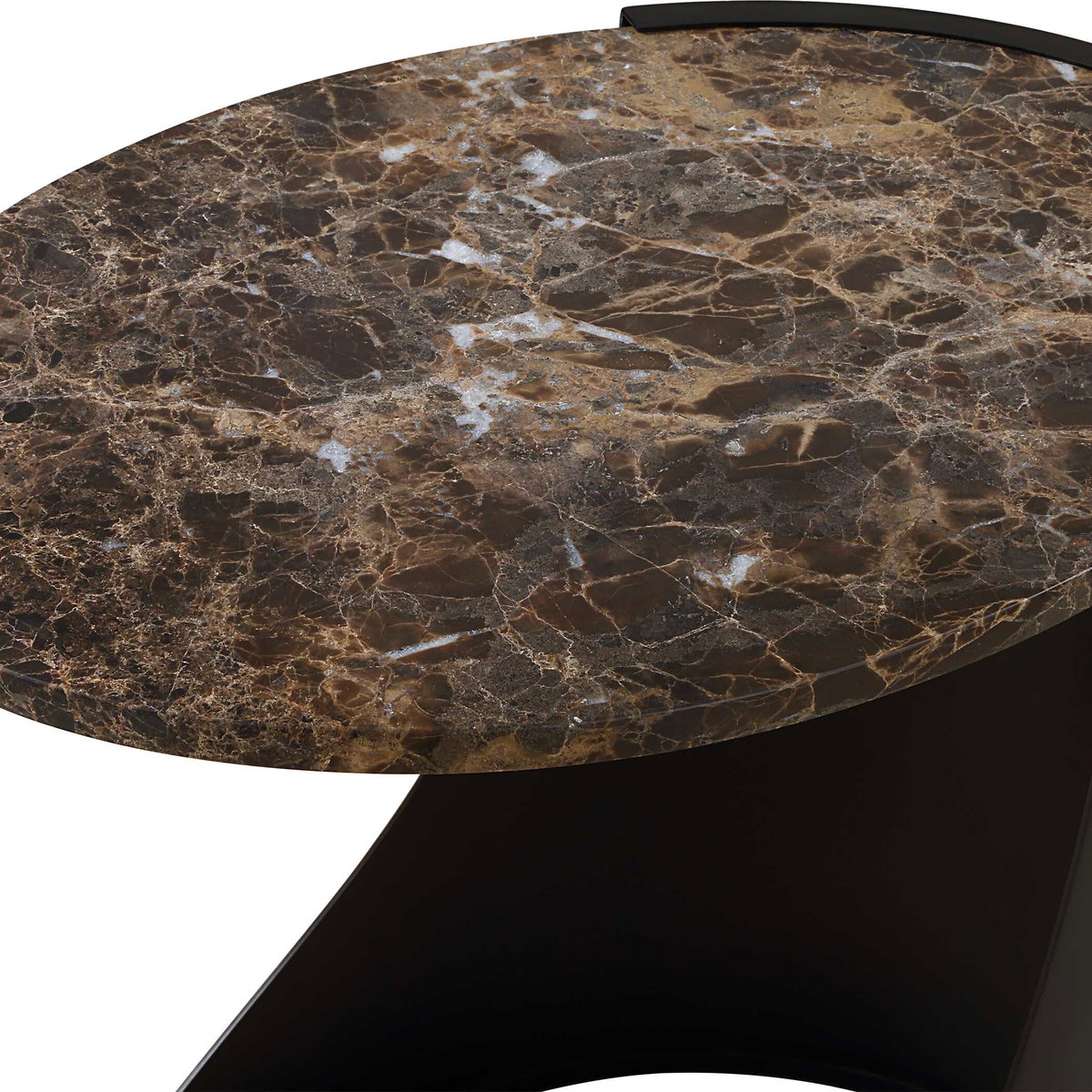 Welling Modern Metal Side Table, Side & End Table by Uttermost, 20" width x 22" height x 13.75" depth View 9