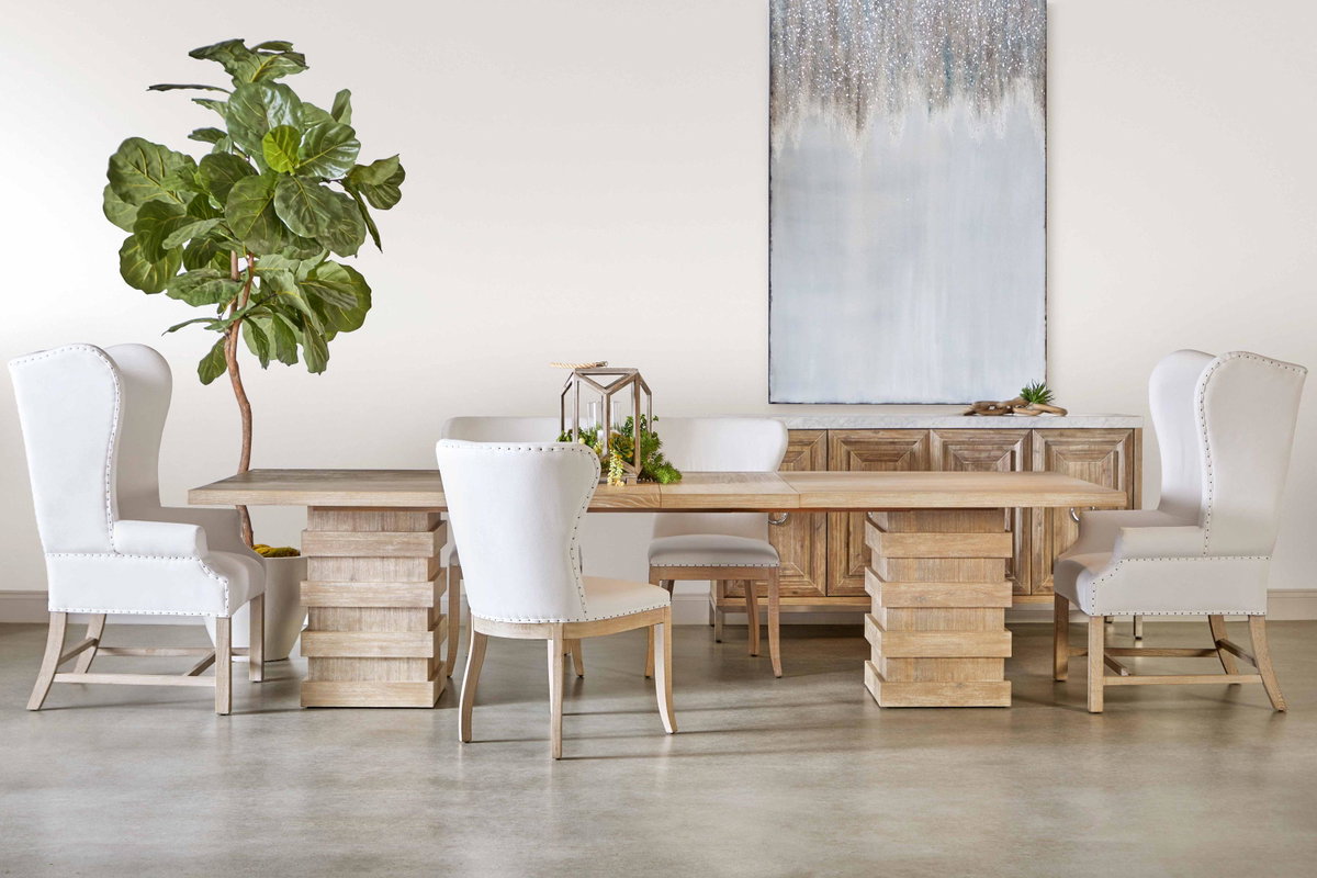 Plaza Extension Dining Table, by Essentials for Living, 84" width x 30" height x 42" depth View 15
