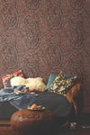 Kashmir Dreams Paisley Red Wallpaper 2 Kashmir Dreams Paisley Red Wallpaper thumbnail 2