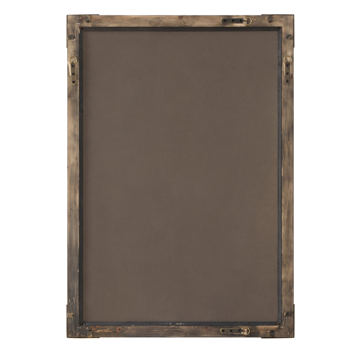 Rhea Walnut Mirror, by Uttermost, 2'3.5" width x 3'3.37" height x 1.62" depth View 8