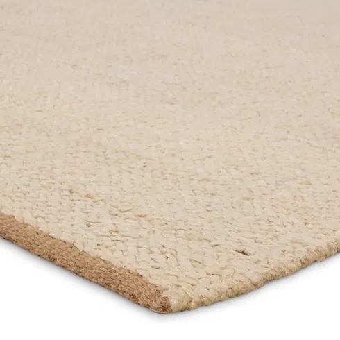 Murrel Handmade Solid Tan Area Rug (8