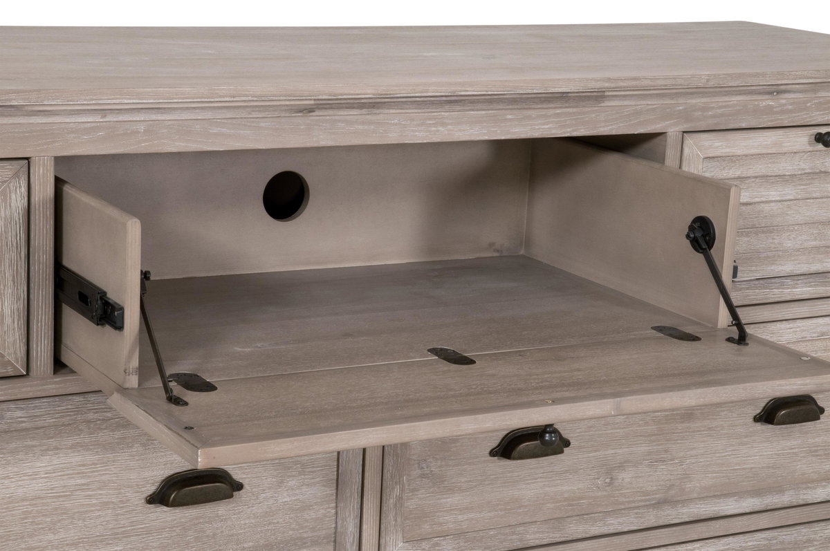 Eden 7-Drawer Media Dresser, by Essentials for Living, 67.75" width x 37.5" height x 20" depth View 11