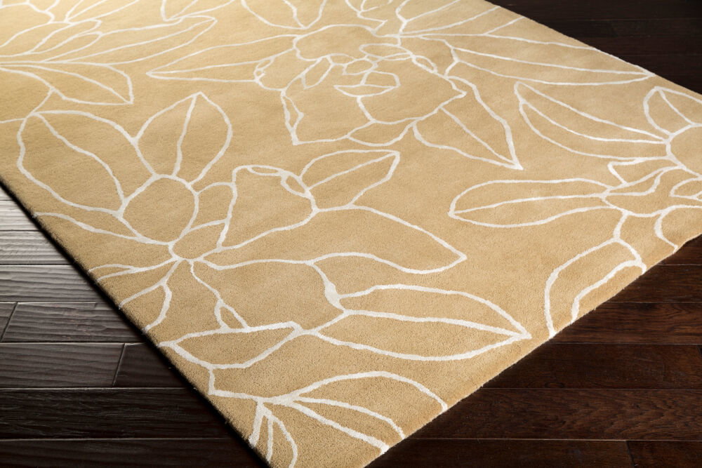 Sanderson Handmade Rug, by Surya, 5'3" length x 3'3" width