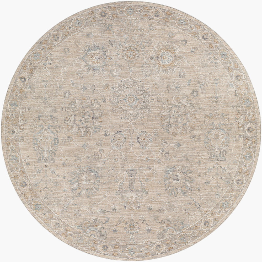 Avant Garde Machine Woven Rug, by Surya, 6'6.74" length x 6'6.74" width