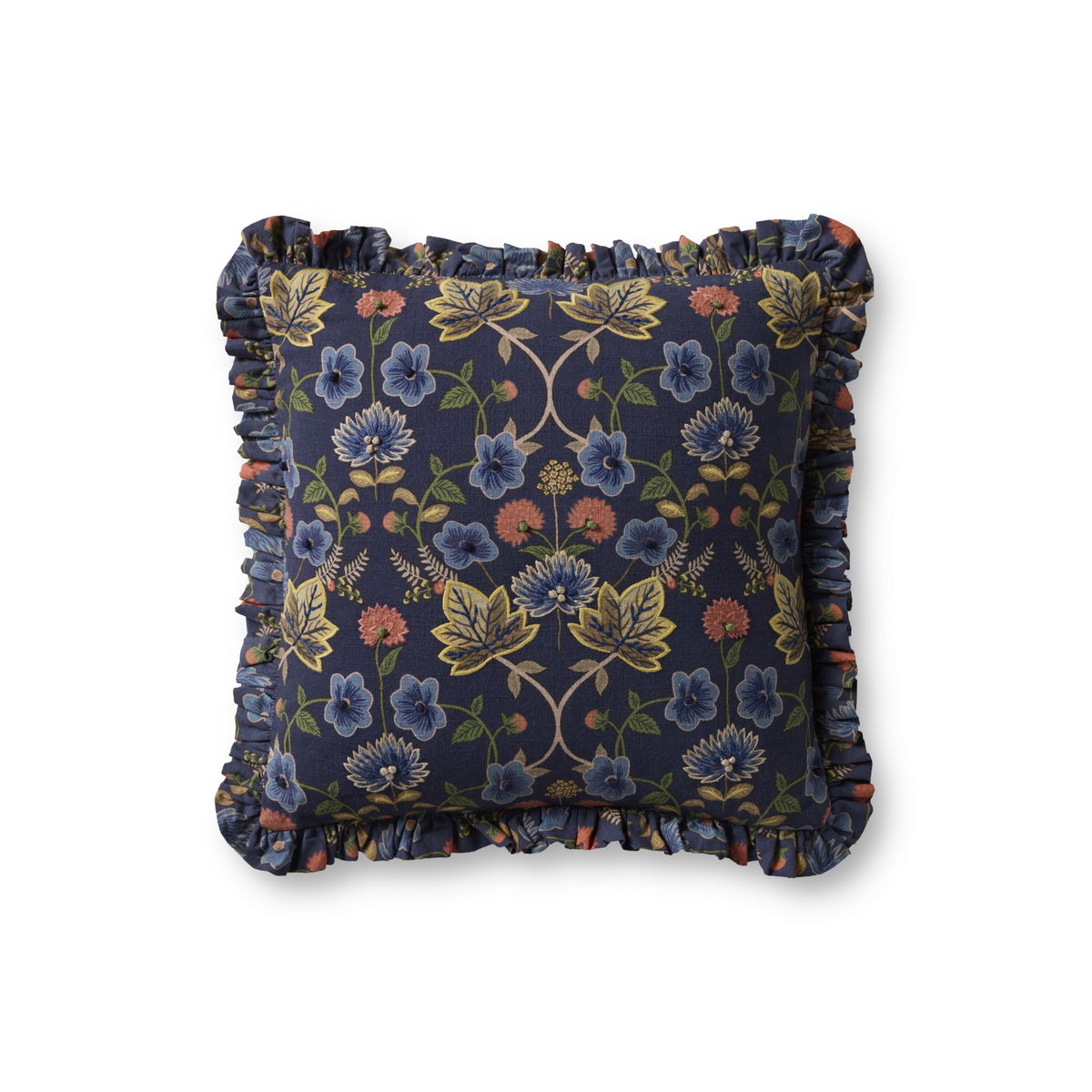 Rifle Paper Co. x Loloi Maple Pillow, Decorative Pillow, 18" length x 18" width View 1