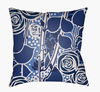 Chinoiserie Floral Accent Pillow, Decorative Pillow by Surya, 20" length x 20" width thumbnail