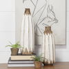 Sisko II Tall Rustic Brown White Ceramic Vase thumbnail 2