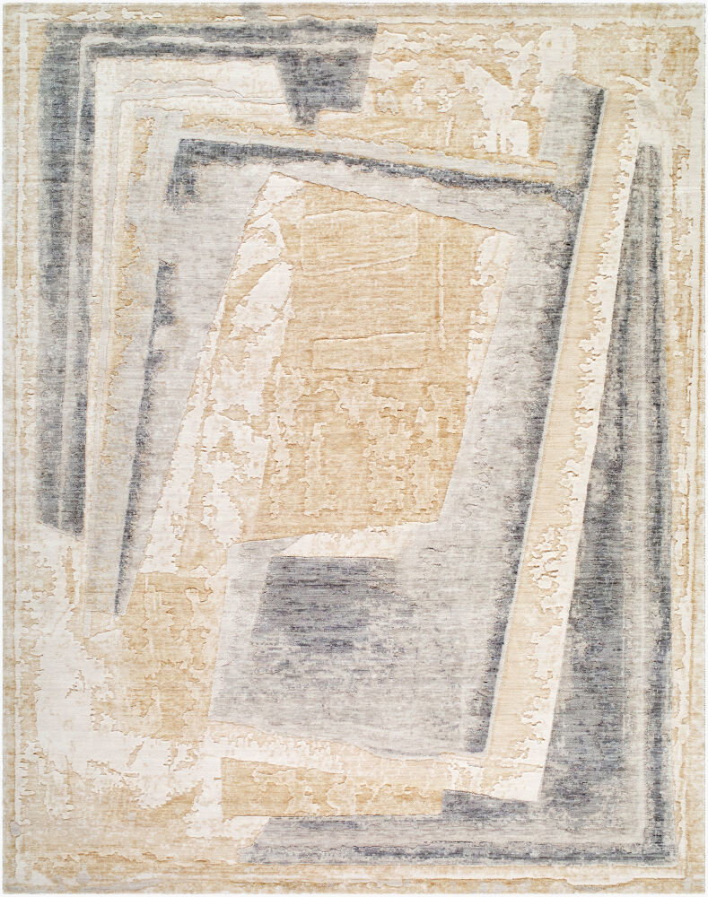 Langley Handmade Rug, by Surya, 1'3" length x 1'3" width