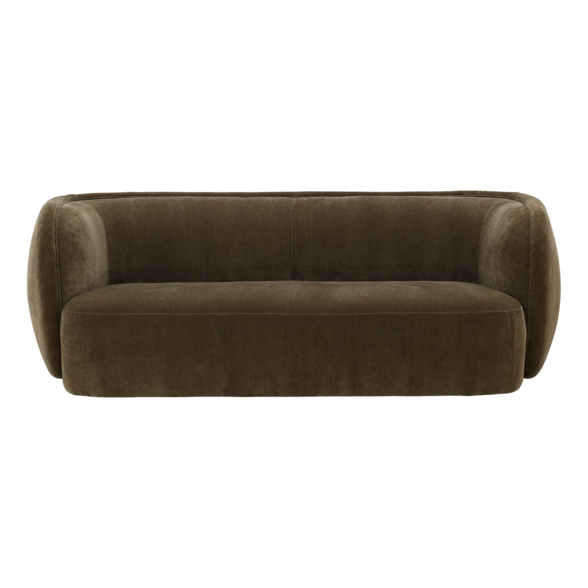 Glenhaven Sofa Olive, Sofas & Sectional by Dovetail, 85.6" width x 30.5" height x 37.75" depth View 2