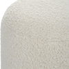 Arles White Shearling Ottoman, by Uttermost, 16" width x 18" height x 16" depth thumbnail 7