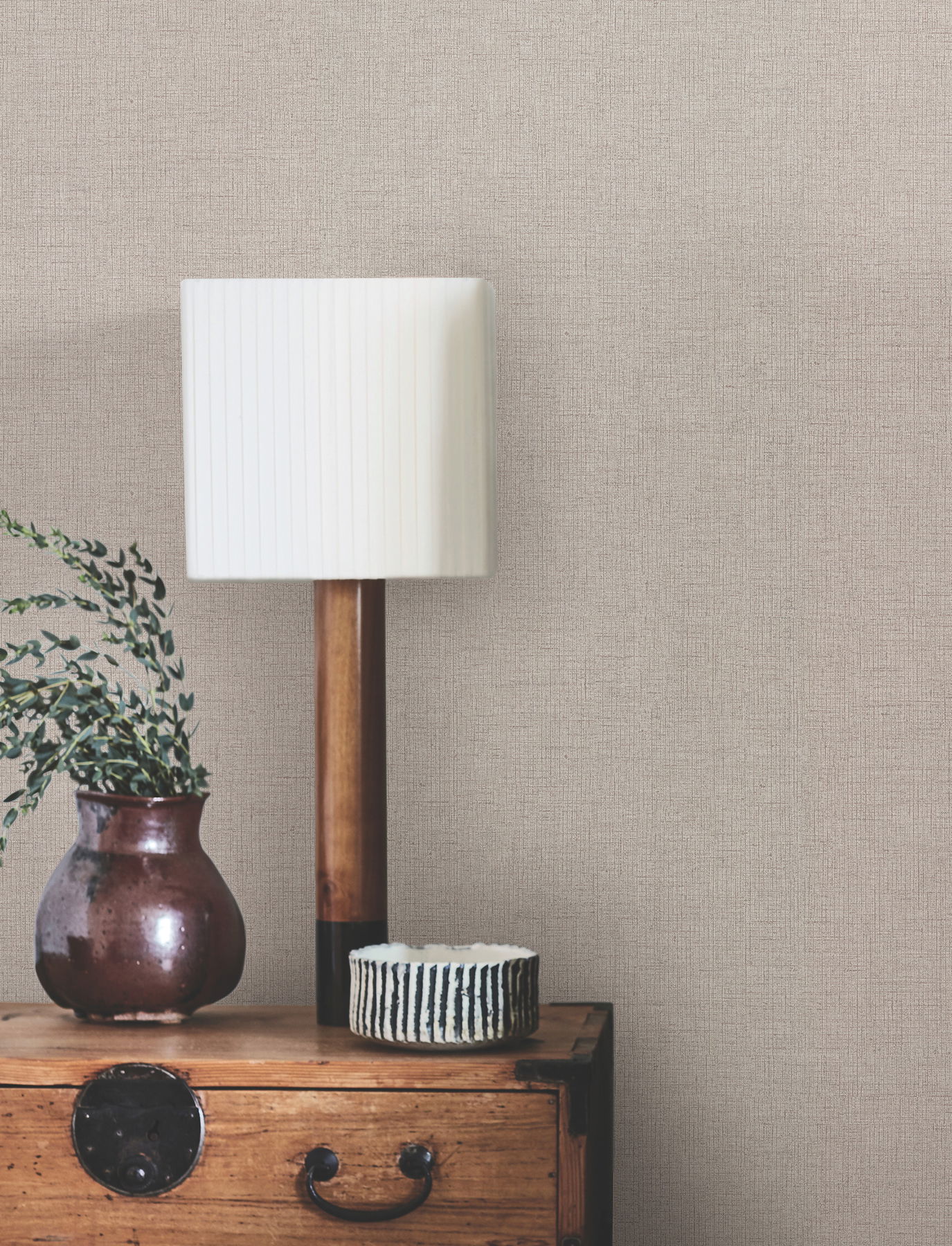 Hardy Linen Studio Clay Wallpaper large image 