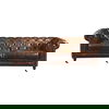 Birmingham Sofa Dark Brown Leather thumbnail 0