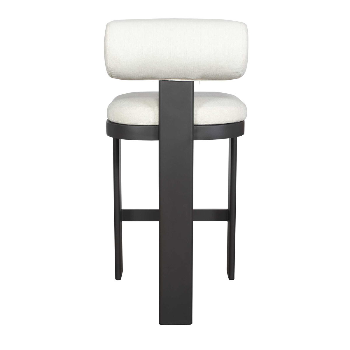 Bolster Back Outdoor Bar Stool, Outdoor Stool by Uttermost, 1'8" width x 3'6.5" height x 1'10.25" depth View 5