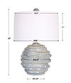 Waves Blue & White Accent Lamp thumbnail 2