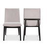Charlie Dining Chair Beige– Set Of Two, by Moe's Home, 20.25" width x 35" height x 24.25" depth thumbnail 2