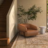 Devlin Lounge Chair Tan Leather thumbnail 8