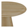 Tutto Cafe Table Natural, Coffee Table by Moe's Home, 38" width x 30" height x 38" depth thumbnail 4