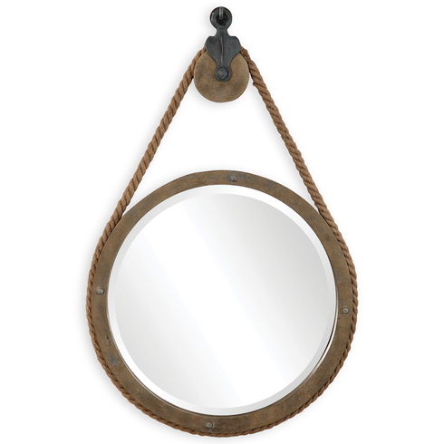 Melton Round Pulley Mirror