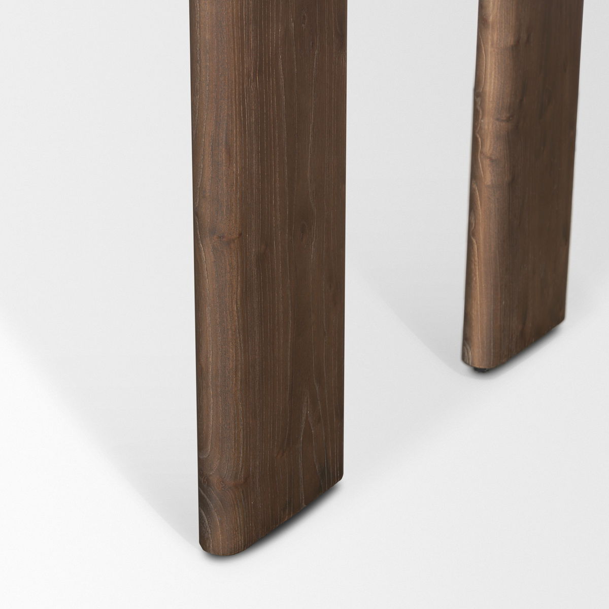 Sohan Dark Brown Elm Wood Oblong Desk, by Mercana, 59" length x 25" width x 30" height View 11