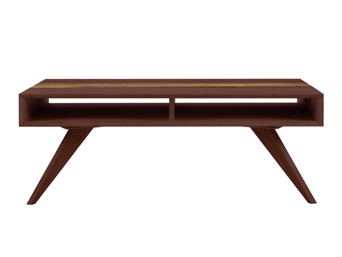 Azara Tiger Coffee Table, Sable, by Greenington, 24" length x 46" width x 17.5" height View 2