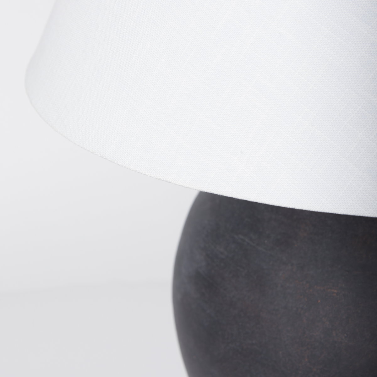 Marvin Black Ceramic Table Lamp, by Mercana, 18" length x 18" width x 27.5" height View 7