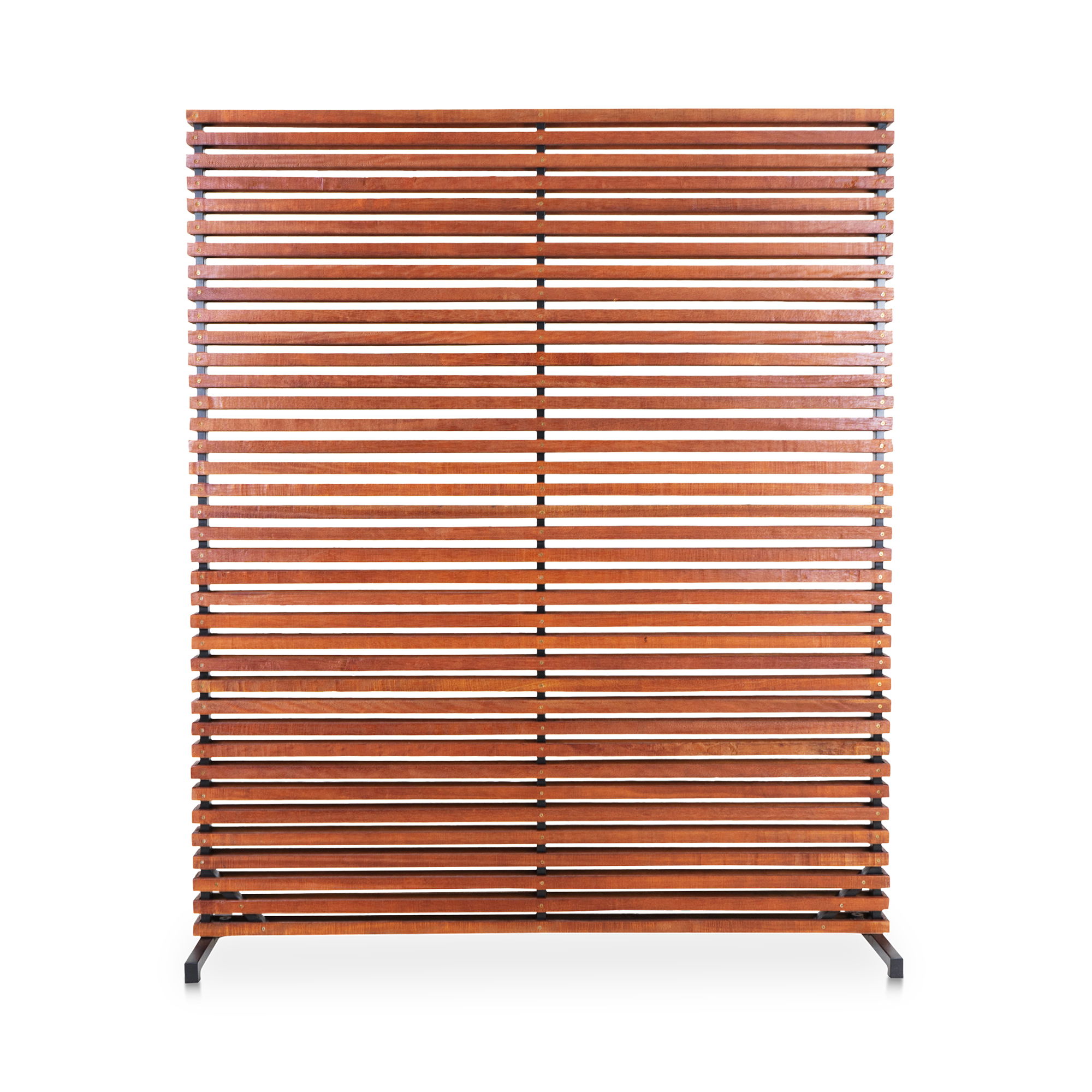 Dallin Screen Brown, Room Divider by Moe's Home, 60" width x 72" height x 3" depth View 1