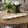 Sculpted Onyx Bowl, Decorative Tray by Uttermost, 21.75" width x 1.25" height x 6" depth thumbnail 3