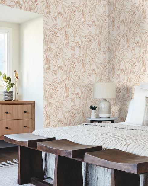 Willow Grove Clay Wallpaper