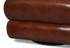 Rondo Leather Swivel Chair,Brown thumbnail 6
