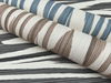 Flamed Zigzag Blue & Cream Wallpaper thumbnail 5