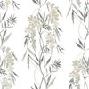 Nouveaux Wisteria Taupe Peel & Stick Wallpaper, by York Wall, 18' length x 1'8.5" width x 0.02" depth thumbnail