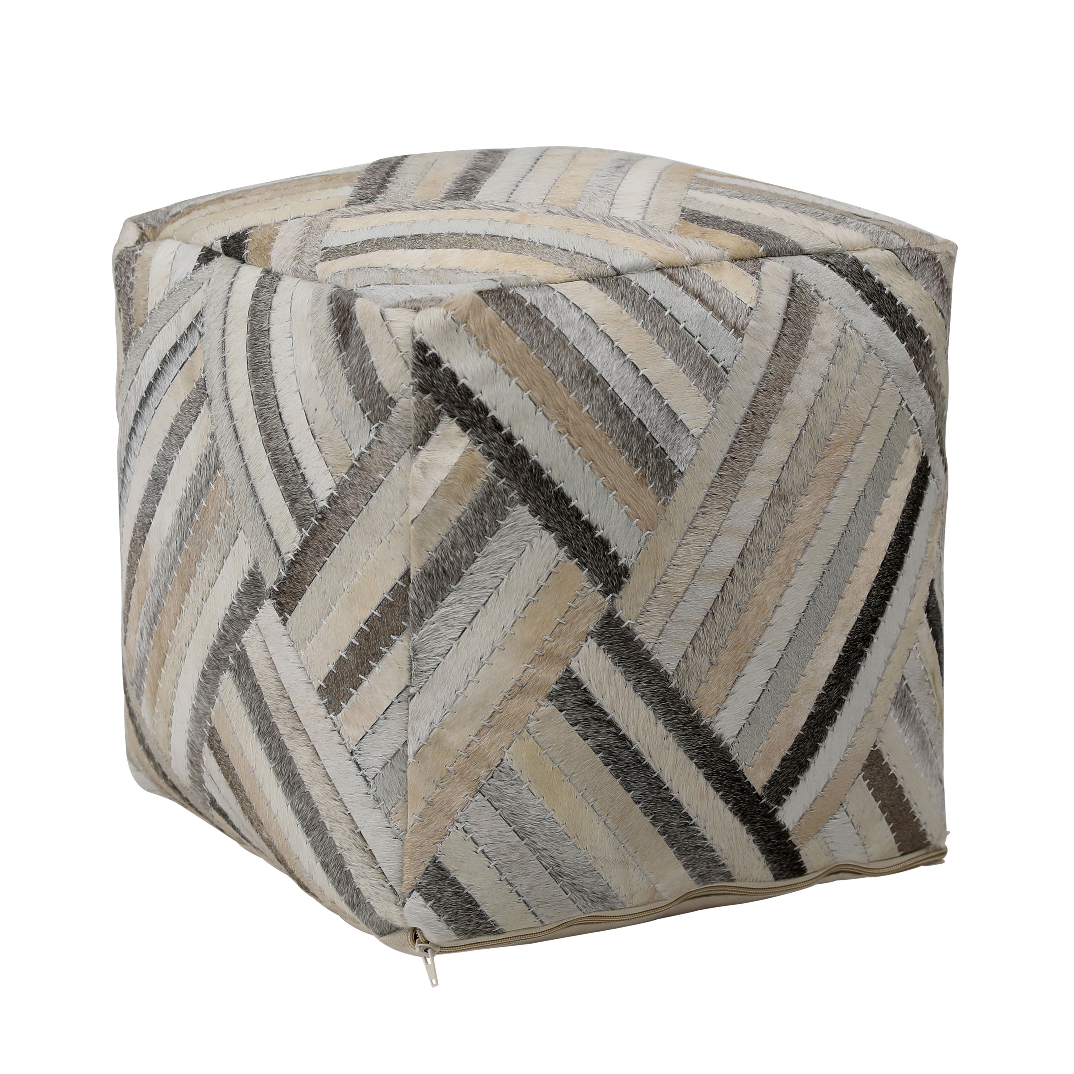 Edith Pouf, Ottoman by Dovetail, 16" width x 16" height x 16" depth View 1