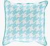 Houndstooth Accent Pillow, Decorative Pillow by Surya, 22" length x 22" width thumbnail