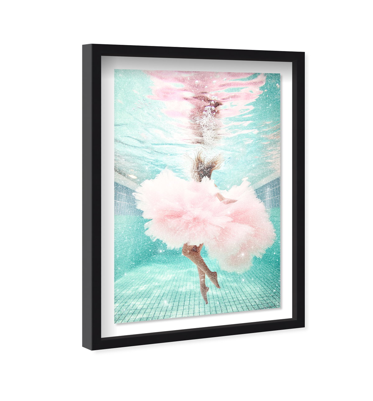Aquatic Ballerina II (Diamond Dust), Art by Oliver Gal,  24x36 View 2