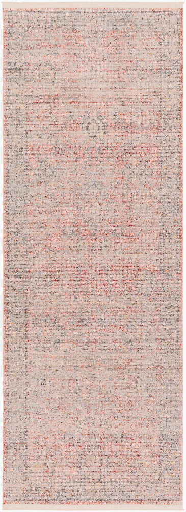 Subtle Machine Woven Rug, by Surya, 7'2.61" length x 2'7.5" width