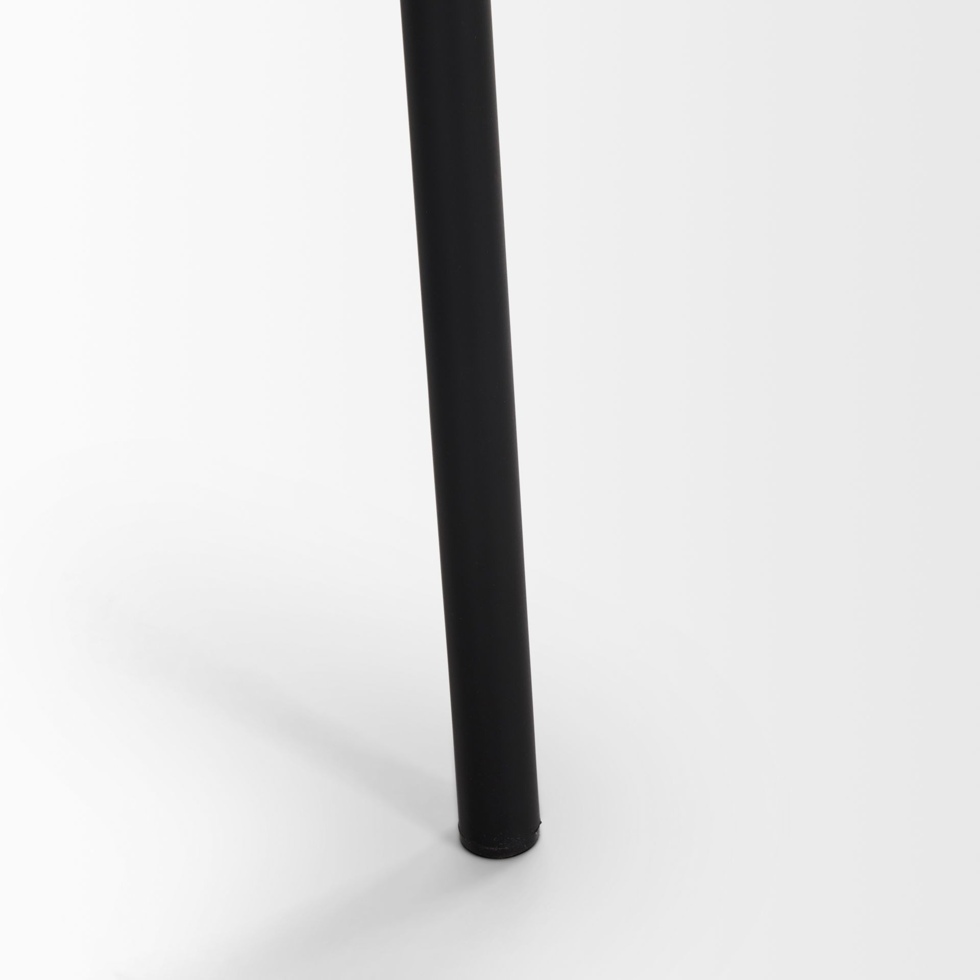 Brently Dining Chair with Cream Boucle Fabric & Matte Black Metal Legs, by Mercana, 24.5" length x 29.5" width x 32.5" height View 11