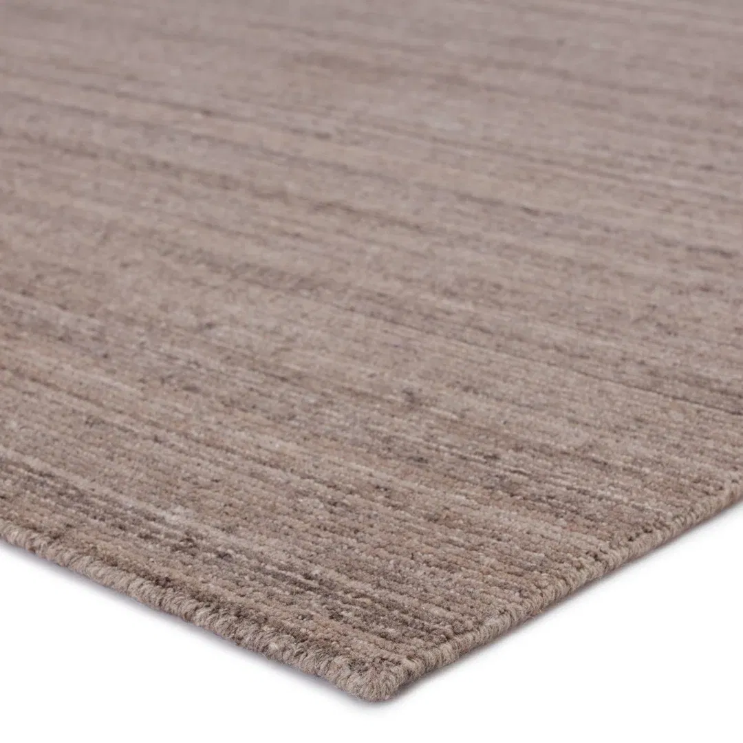Jaipur Living Evenin Handmade Solid Brown/ Tan Area Rug 9'X13' large image 