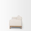 Hale Sofa with Medium Brown Wood and Oatmeal Fabric, Sofas & Sectional by Mercana, 90" length x 33.75" width x 31.5" height thumbnail 5