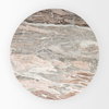 Allyson 54' Round Pedestal Dining Table | Savar Pink Marble & Brown Wood | Seats 6, by Mercana, 54" length x 54" width x 30" height thumbnail 8