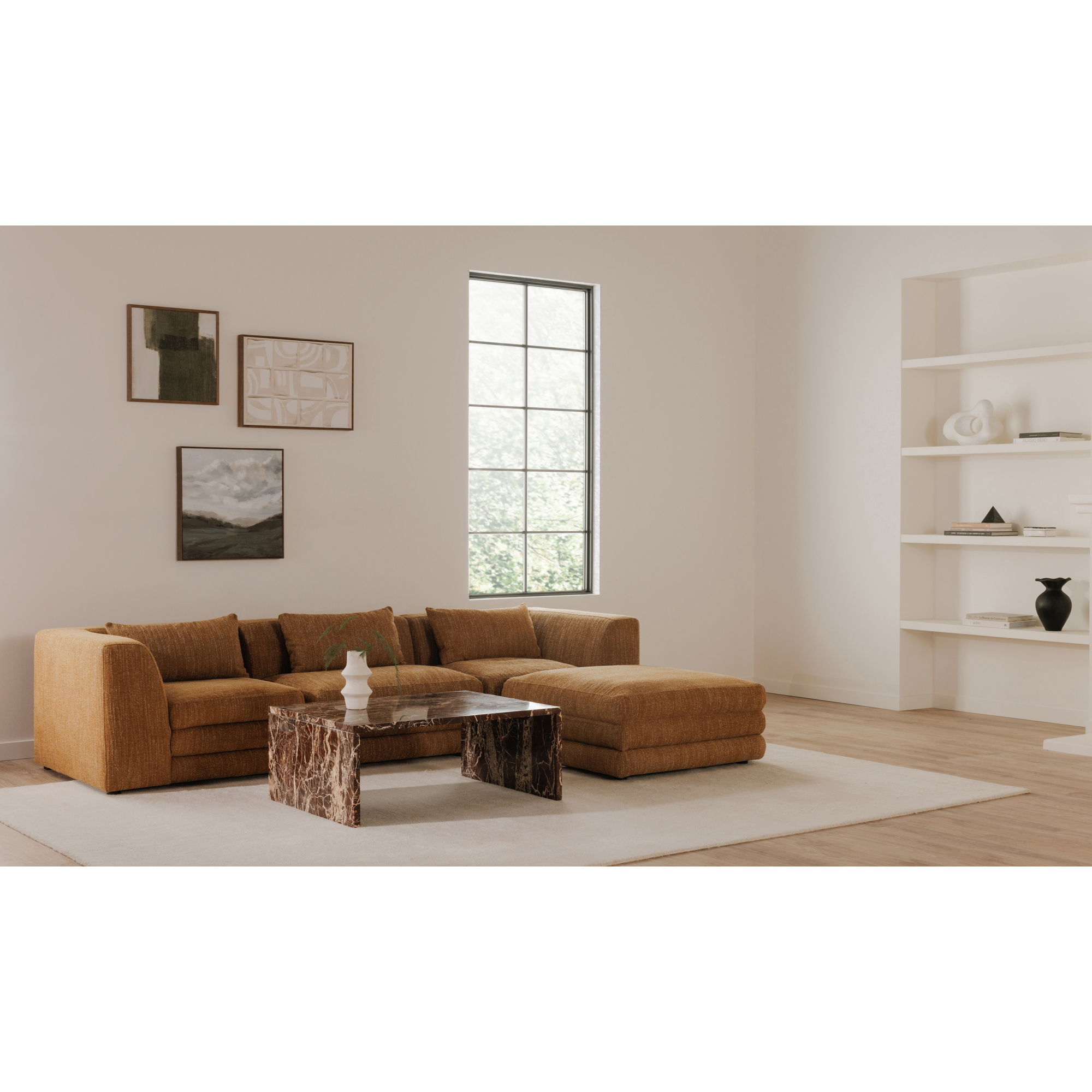 Lowtide Lounge Modular Sectional Amber Glow large image 
