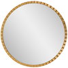 Dandridge Gold Round Mirror, by Uttermost, 3'6" width x 3'6" height x 1.38" depth thumbnail 1