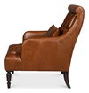 Benton Distilled Leather Chair Brown thumbnail 4