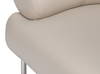 Rondo Occasional Leather Chair White, by Sarreid, 2'7" length x 3'2" width x 2'6" height thumbnail 6