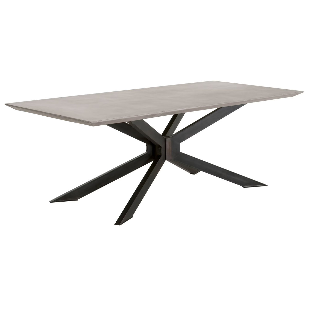 Industry Rectangle Dining Table, by Essentials for Living, 87" width x 30" height x 39.5" depth View 2