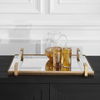 Deki Gold Mirrored Tray, Decorative by Uttermost, 23.75" width x 3.12" height x 13.5" depth thumbnail 3
