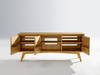 Azara Media Cabinet, Caramelized, Media Console by Greenington, 18" length x 57" width x 23" height thumbnail 3