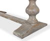 Lionisio Trestle Table  Grey Oak, by Sarreid, 3'5" length x 7' width x 2'6" height thumbnail 13